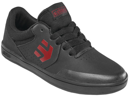 Etnies Marana Kids Skate Shoes Black/Red/Black