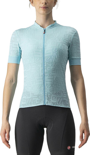 Castelli Promessa Jacquard SS Womens Jersey Skylight 2022