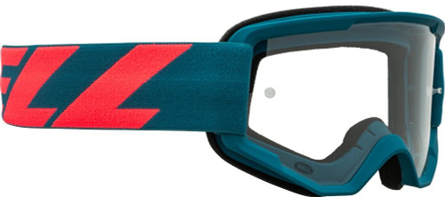 Bell Descender Outbreak MTB Goggles Blue/Infrared with Clear Lens
