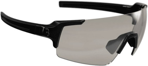 BBB Fullview Sports Glasses Glossy Metallic Black Frame Photochromic Lens