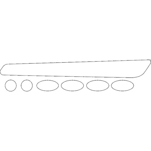 BBB BikeSkin Frame Protector Clear