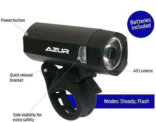 Azur Blaze 40 Lumens Battery Front Light