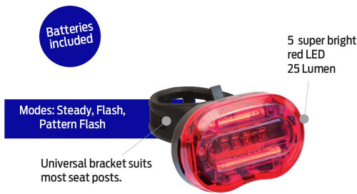 Azur Blaze 40/25 Lumens Battery Light Set