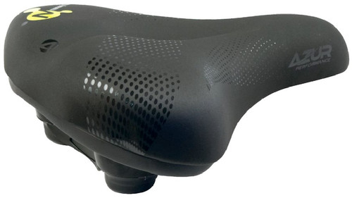 Azur Pro Range Kappa Memory Foam Saddle Black