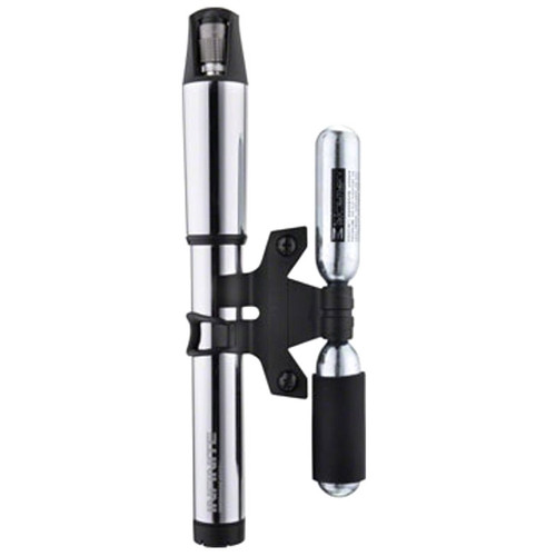 Birzman Infinite Apogee CO2 Road Bike Pump Silver