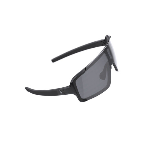 BBB Chester Sports Sunglasses Black (Smoke Flash Mirror)
