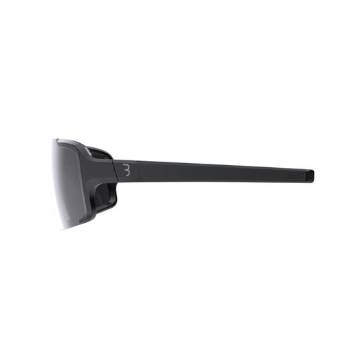 BBB Chester Sports Sunglasses Black (Smoke Flash Mirror)
