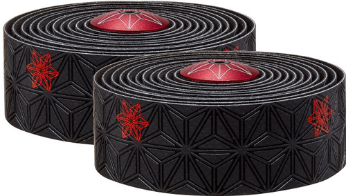 Supacaz Super Sticky Kush Bar Tape Black/Red Print