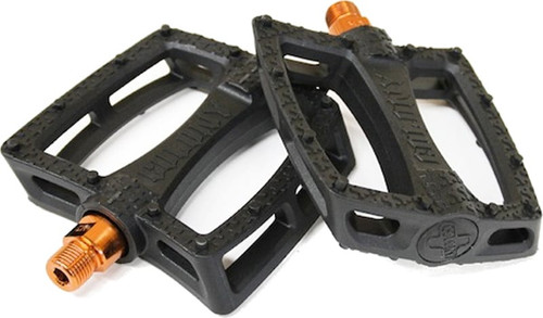 Colony Fantastic 9/16" Plastic Pedals Black/Copper