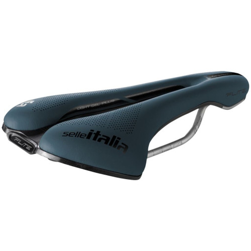 Selle Italia Flite Boost Gravel Ti 316 Superflow Blue Granite Saddle