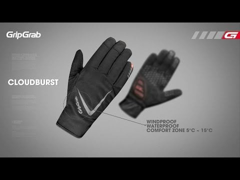 GripGrab Cloudburst Gloves Black