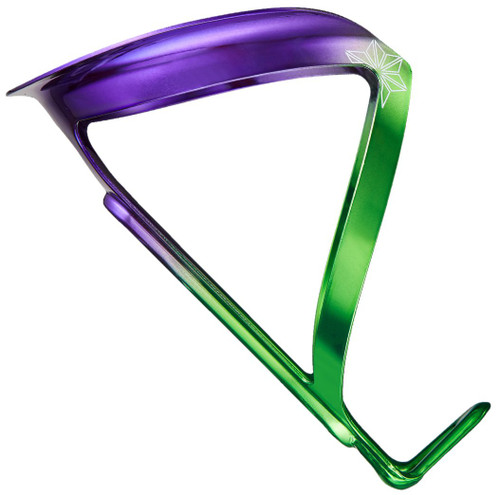 Supacaz Fly Ano Alloy Bottle Cage Ltd Ed Green/Purple