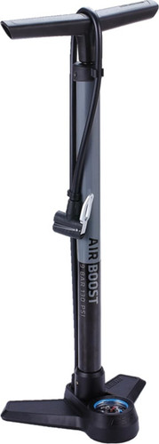 BBB BFP-21 AirBoost 130 psi Steel Floor Pump Black/Grey