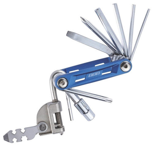 BBB BTL-48L PrimeFold 16 Function Multi-Tool Blue/Silver Large