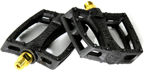 Colony Fantastic 9/16" Plastic Pedals Black/Gold