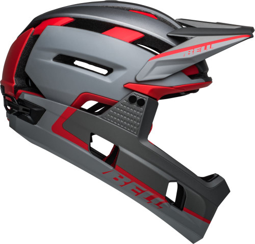 Bell Super Air R Spherical MIPS Helmet Matte Grey/Red