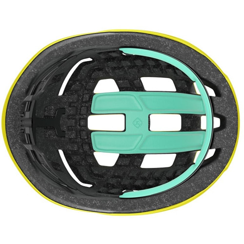 Lazer Tempo KinetiCore Flash Yellow Helmet Unisize