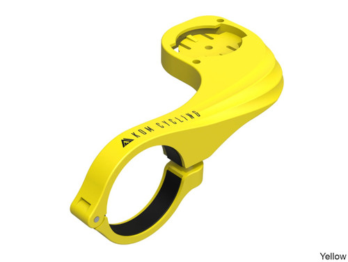 KOM Garmin Classic Computer Mount Yellow