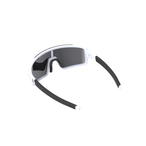BBB Chester Sports Sunglasses White (Smoke Flash Mirror)