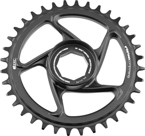 ethirteen e*spec Aluminum Direct Mount Chainring Brose S Mag Black