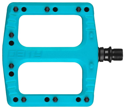 Deity Deftrap Turquoise Flat Pedals