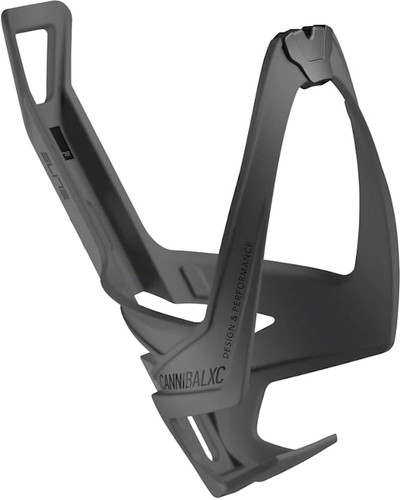 Elite Cannibal XC Skin Bottle Cage Black/Black