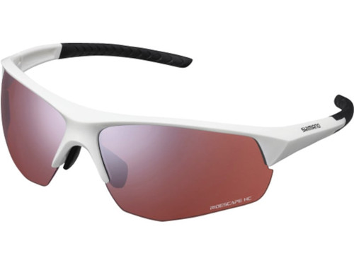Shimano Twinspark Sunglasses White (Ridescape High Contrast Lens)