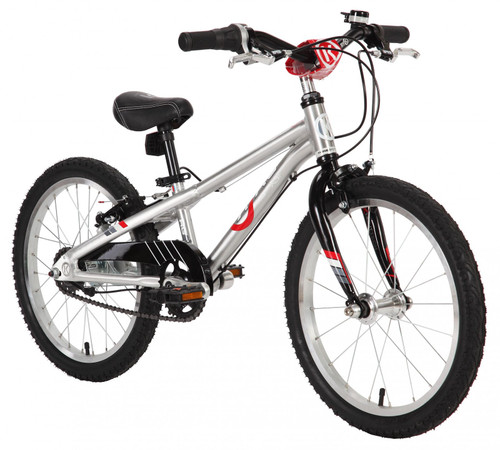 ByK E-350x3i 3 Speed 18" MTR Kids 16" Bike Silver Alloy/Black