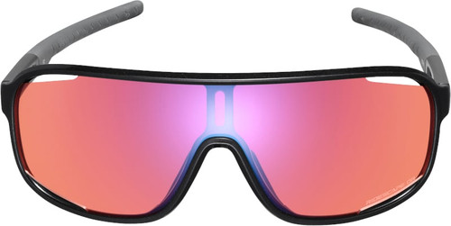 Shimano Technium Sunglasses Metallic Black w/ Red Ridescape Off-Road Lens