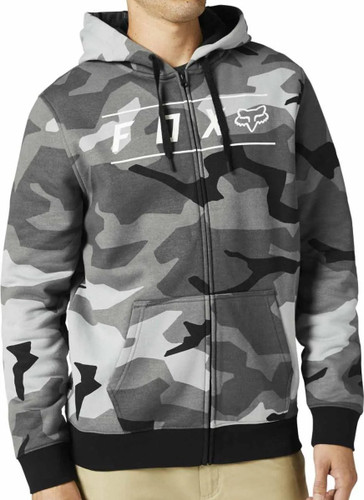 Fox Pinnacle Full Zip Fleece Hoodie Black Camo 2022