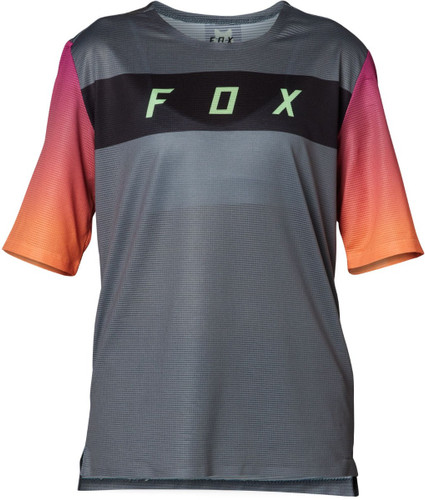 Fox Flexair Youth MTB SS Jersey Pewter 