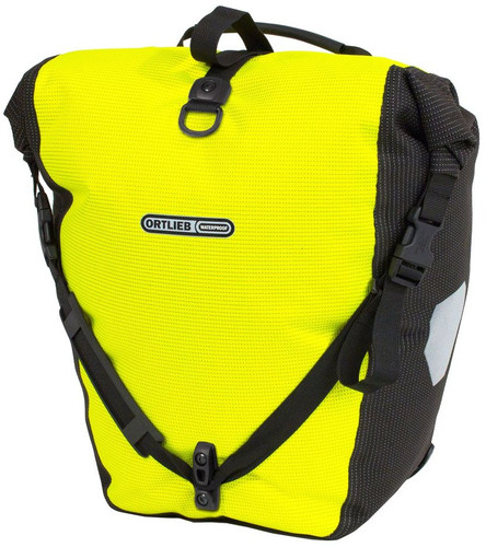Ortlieb 20L Back-Roller High Visibility Rear Pannier (Single Bag) Neon Yellow/Black Reflex
