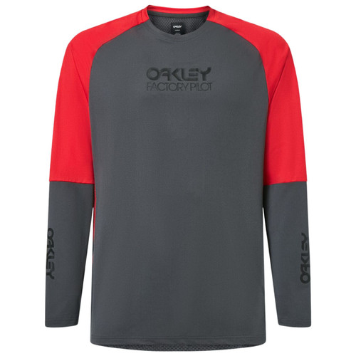 Oakley Factory Pilot Long Sleeve MTB Jersey II Uniform Grey