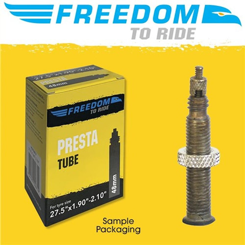 Freedom Downhill 27.5"x2.5"/3.0" 48mm Presta Valve Tube