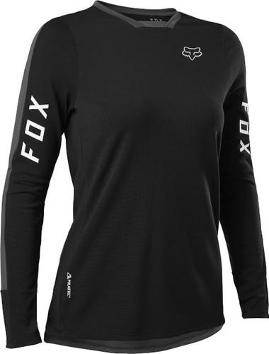 Fox Defend Pro LS Womens Jersey Black 2022