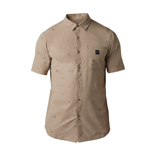 Fox Ranger Woven Mens MTB SS Jersey Mocha 