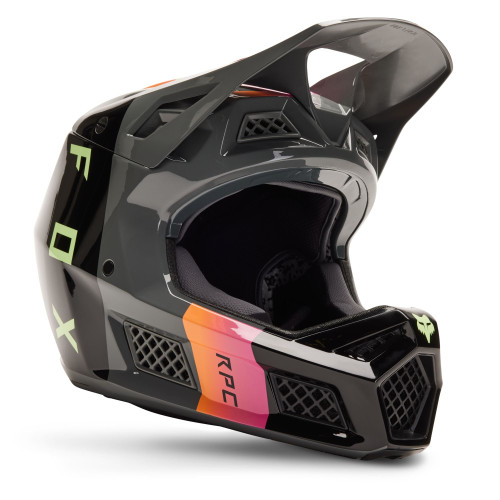 Fox Rampage Pro Carbon REEZ MIPS Unisex MTB Full Face Helmet Pewter 