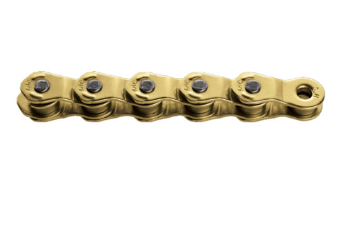 KMC HL Single Speed Narrow 1/2"x3/32" 100 Link Chain Gold