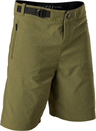 Fox Ranger Youth Shorts w/Liner Olive Green 2022