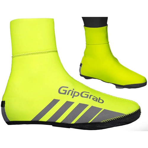 GripGrab RaceThermo Waterproof Winter Shoe Covers Hi-Vis Yellow