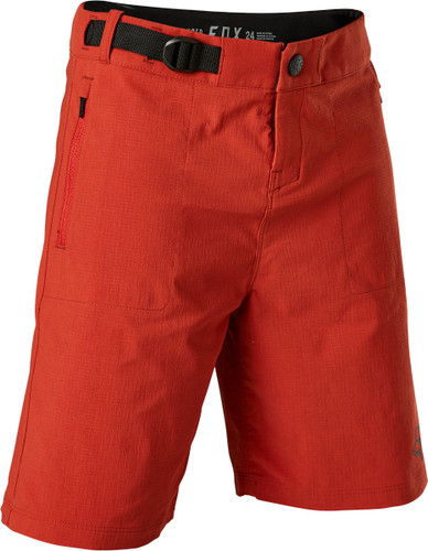 Fox Ranger Youth Shorts w/Liner Red Clay 2022