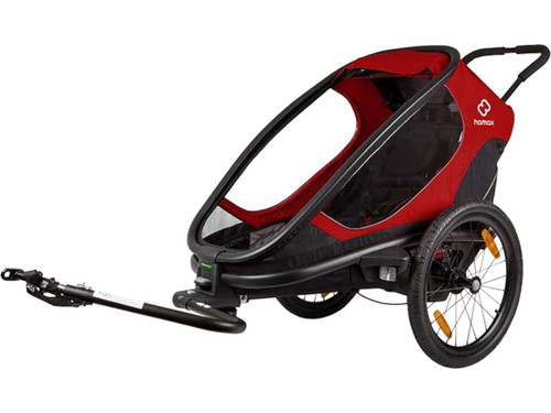 Hamax Outback One Child Trailer w/Recline Black/Red