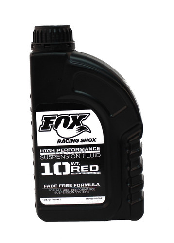 Fox Racing Shox Fork Oil 10wt. Red 1L