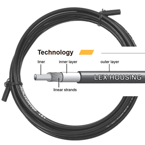 Jagwire LEX Gear Cable Housing Plus Stainless Steel Inner