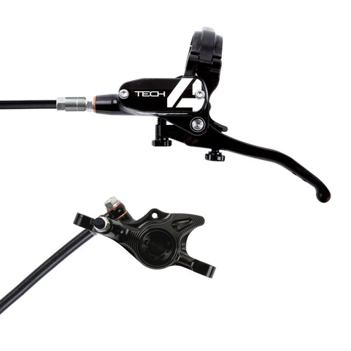 Hope Tech4 X2 Front Disc Brake Black/Black Black Cable