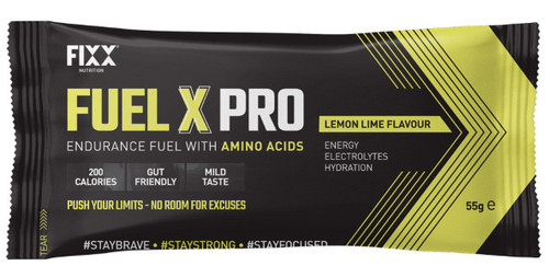 Fixx Nutrition Fuel X Pro Endurance Fuel Sachet Lemon Lime 55g