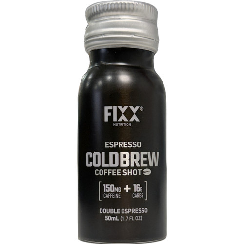 Fixx Nutrition Cold Brew Coffee Shot Bottle Espresso 50mL