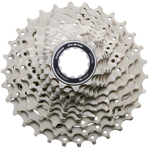 Shimano 105 CS-HG700 11-34T 11-Speed Cassette Silver Shimano 105 CS-HG700 11-34T 11-Speed Cassette Silver