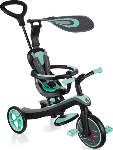 Globber Explorer 4 in 1 Kids Training/Balance Trike Mint