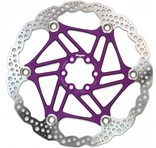 Hope 203mm Floating 6-Bolt Disc Rotor Purple